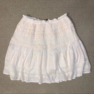 White Zara skirt